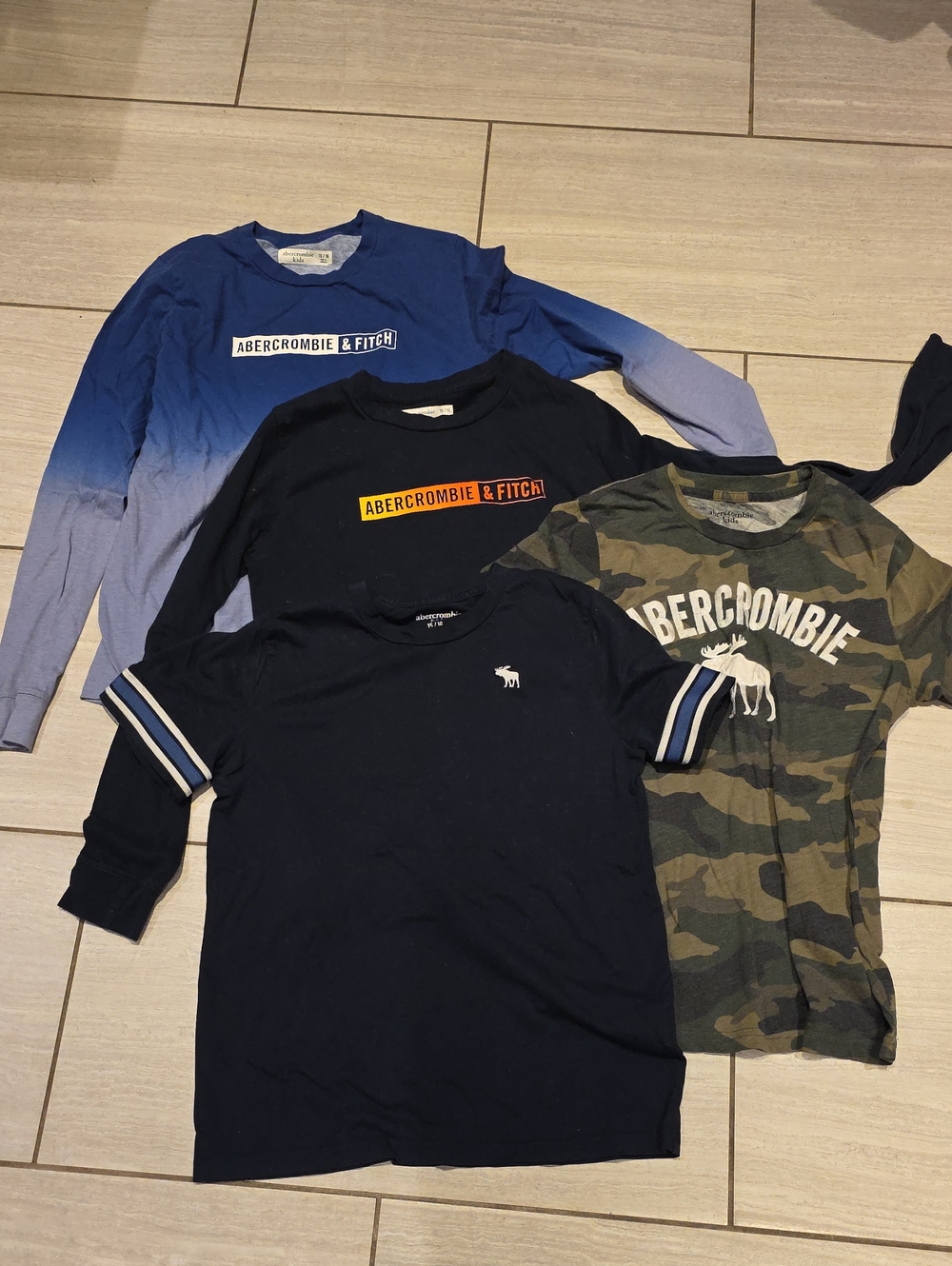 Abercrombie Kids  Boys Tee Bundle Size 15/16